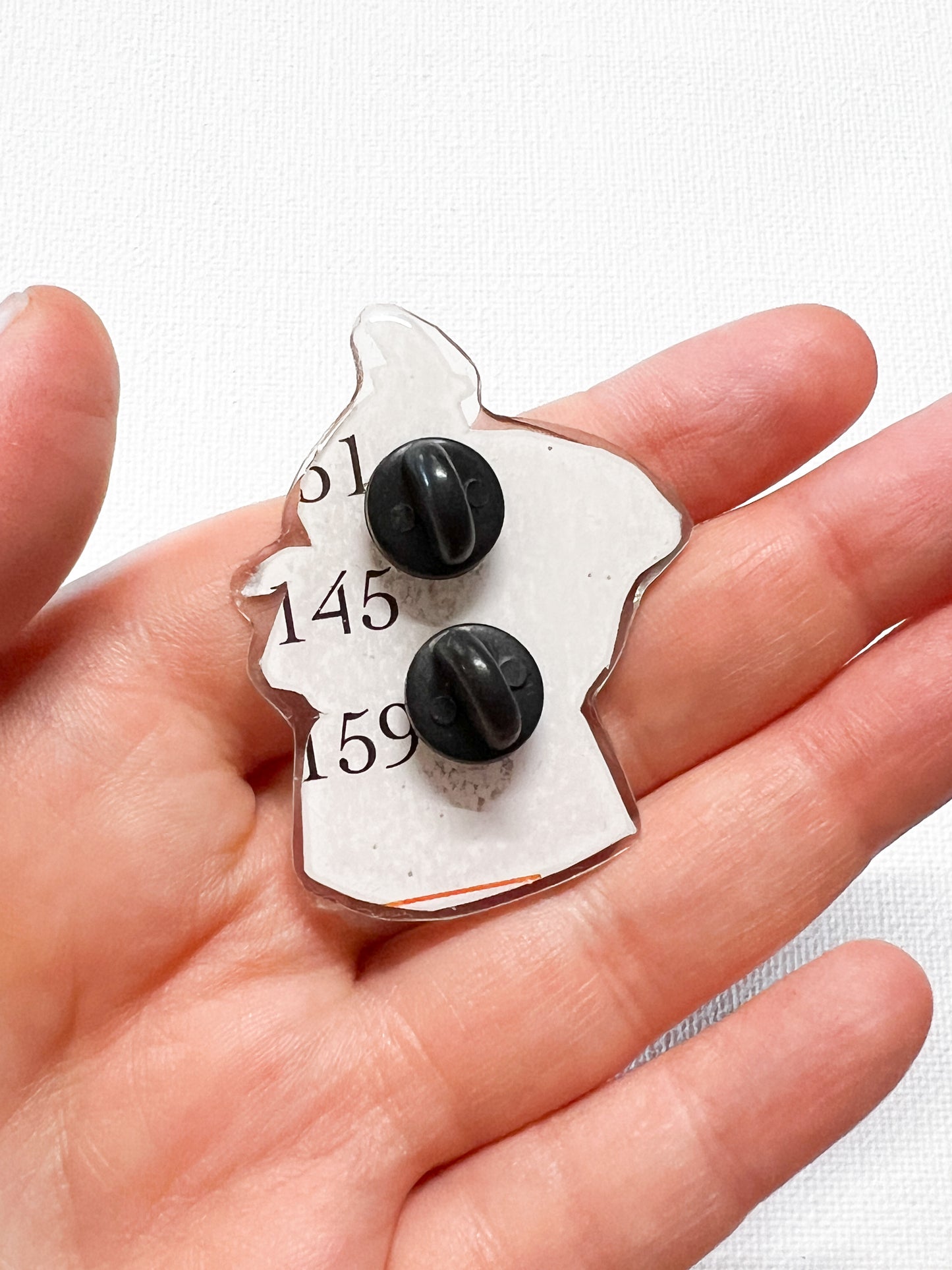 Upcycled Circus Elephant Handmade Pin – Recycled Storybook Pin – Book Page Art Pin – Small Batch Resin