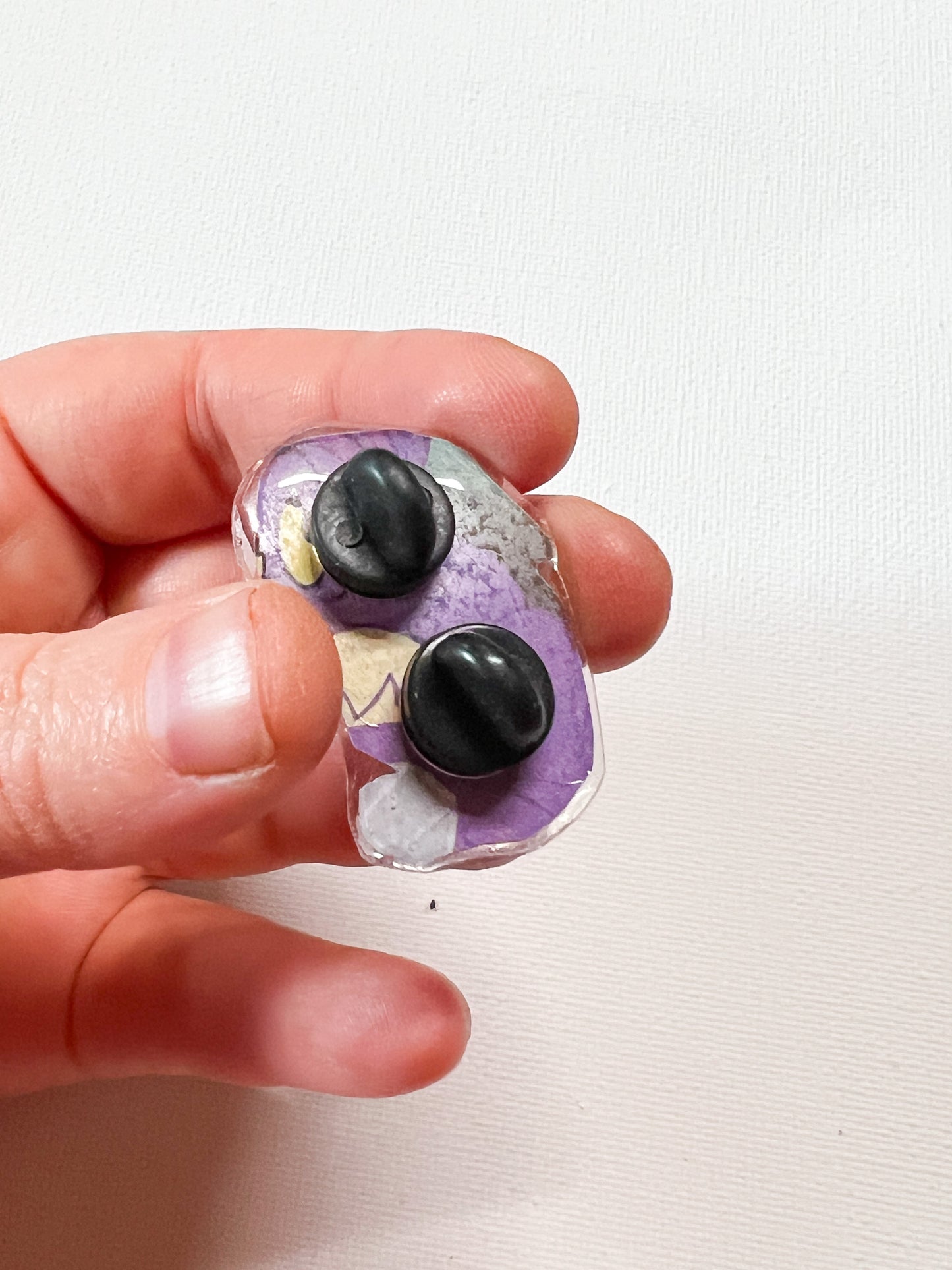 Upcycled Handmade Mythology Baby Hero Pin – Book Page Pin – Recycled Storybook Art Pin – Small Batch Handmade Accessory