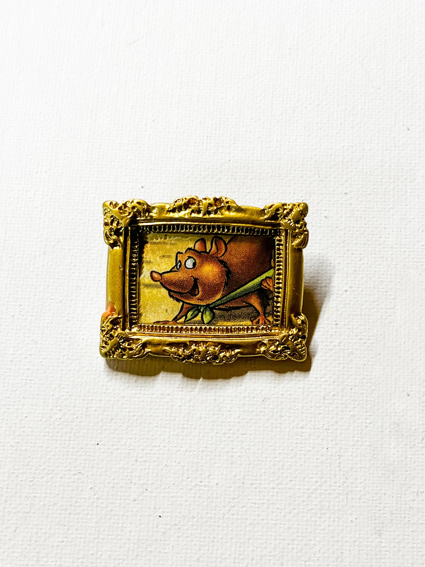 Upcycled Book Vintage-Inspired Frame Portrait Brooch