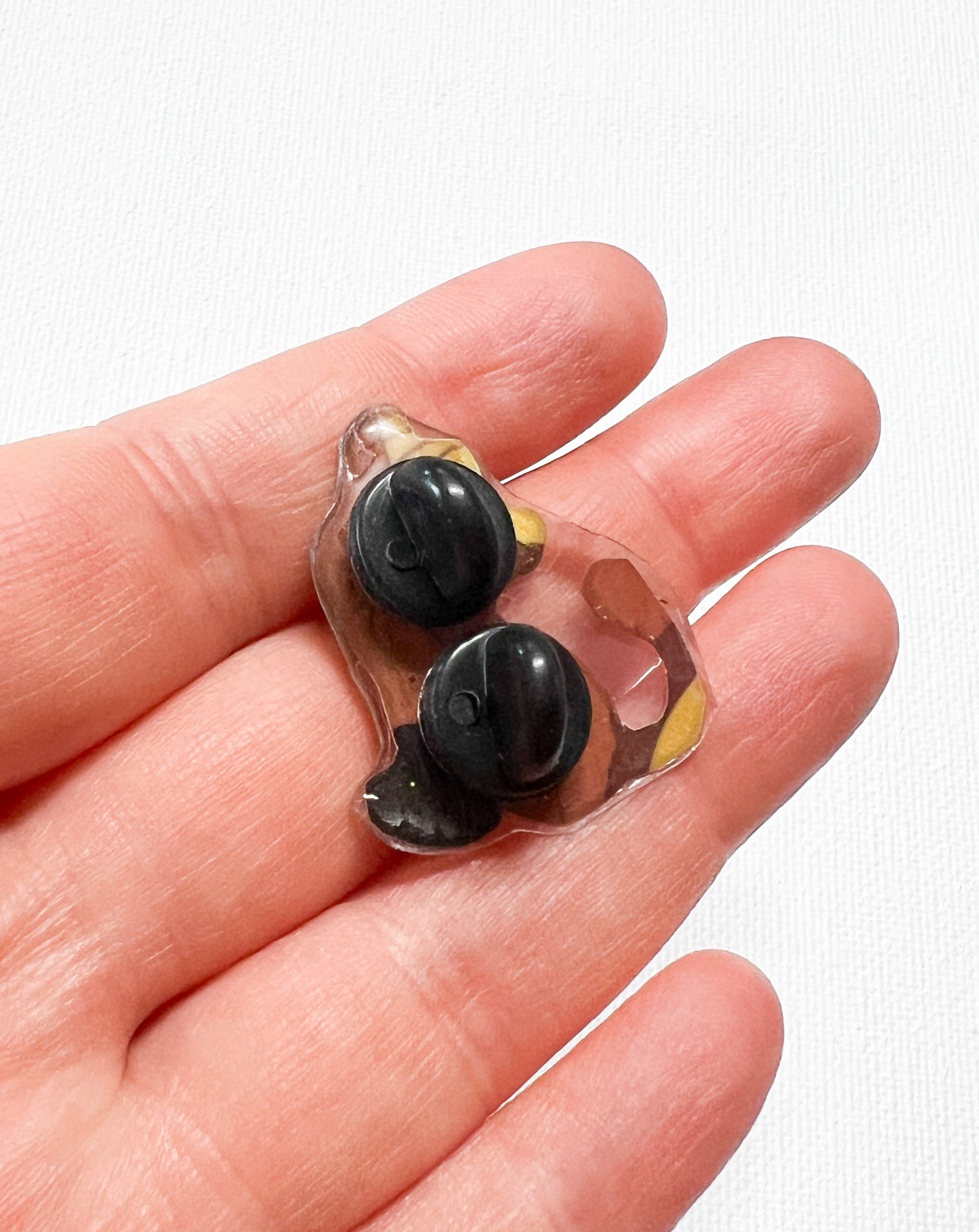 Upcycled Sassy Lion Cub Handmade Pin – Recycled Storybook Pin – Book Page Art Pin – Small Batch Resin Pin B Grade