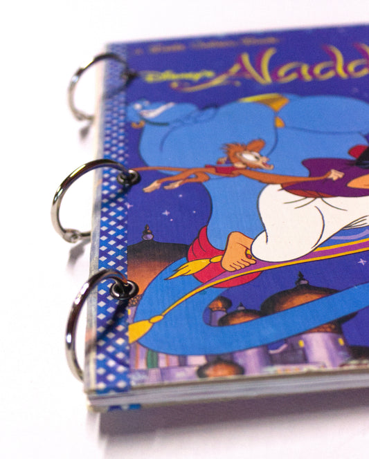 Arabian Nights Upcycled Book Journal – Handmade Eco Friendly Storybook Notebook