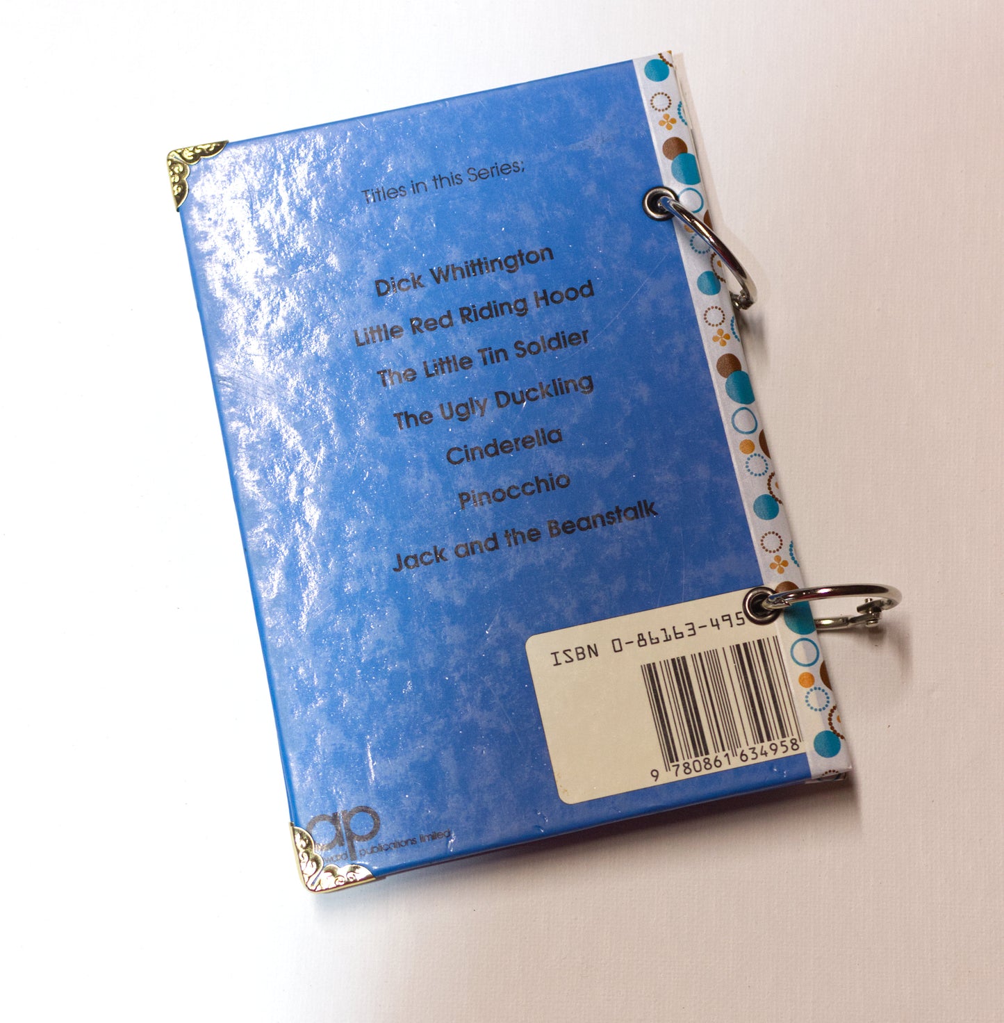 Jack and the Beanstalk Upcycled Book Journal – Handmade Eco Friendly Storybook Mini Notebook