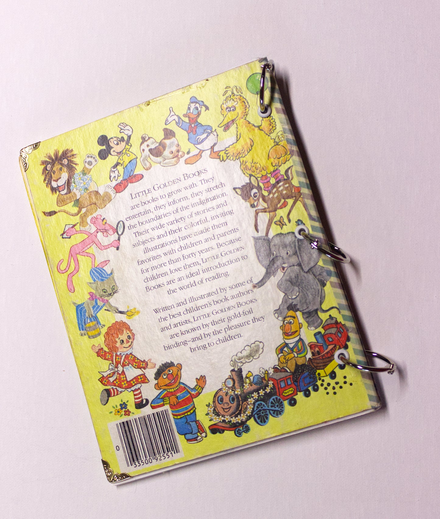 Nursery Rhymes Upcycled Book Journal – Handmade Eco Friendly Storybook Notebook