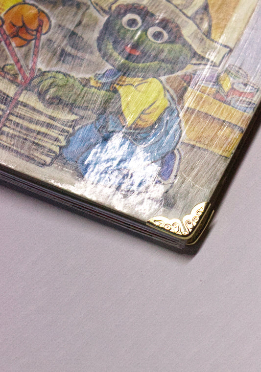 Nostalgic Kids’ Upcycled Book Journal – Handmade Eco Friendly Storybook Notebook