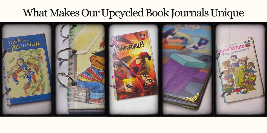 📚 What Makes Our Upcycled Book Journals Unique