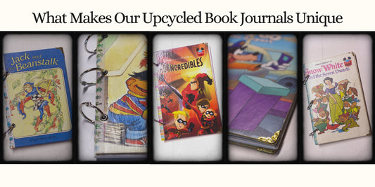 📚 What Makes Our Upcycled Book Journals Unique