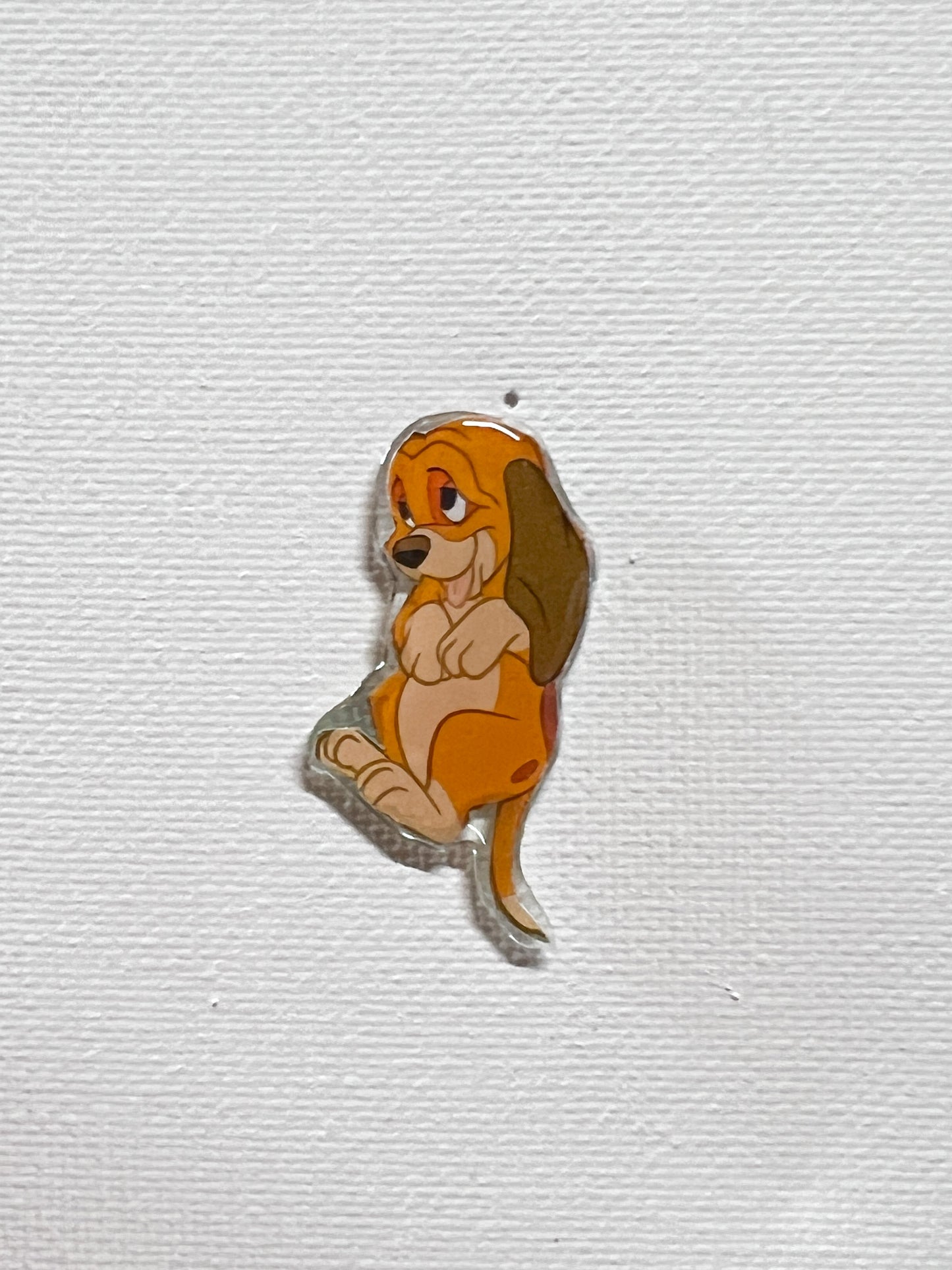 Upcycled Cute Puppy Handmade Pin – Recycled Storybook Pin – Book Page Art Pin – Small Batch Resin