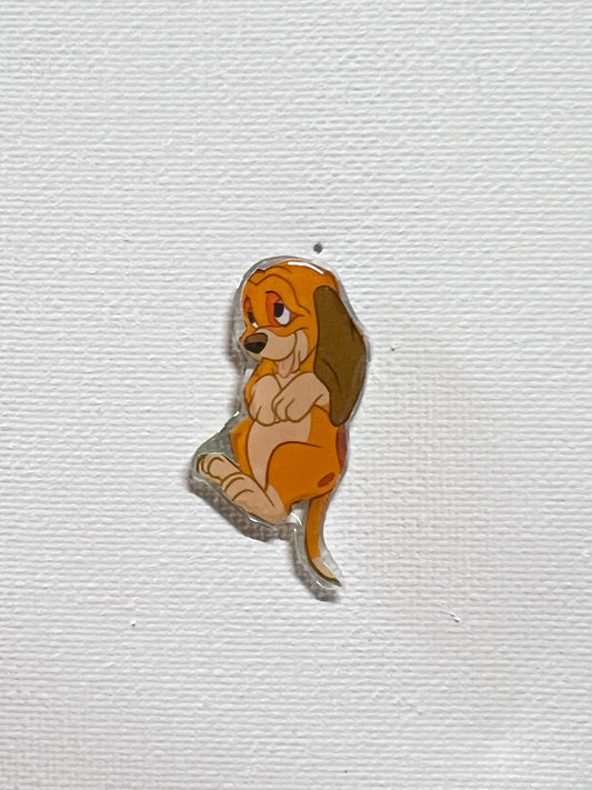 Upcycled Cute Puppy Handmade Pin – Recycled Storybook Pin – Book Page Art Pin – Small Batch Resin