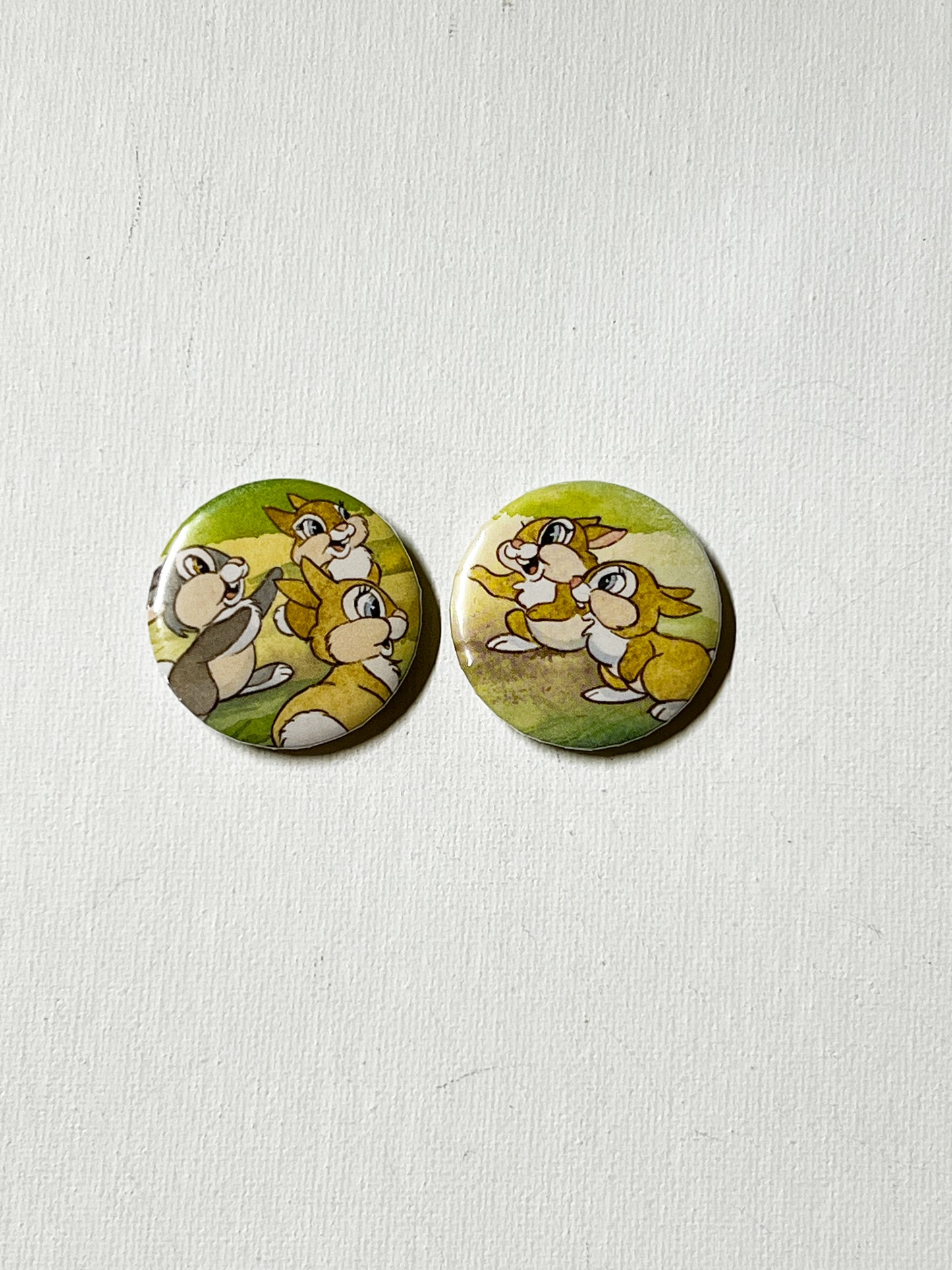 Woodland Bunny Magnet Set – Handmade Upcycled Book Magnets