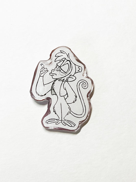 Handmade Mischievous Monkey Pin 🐒✨
