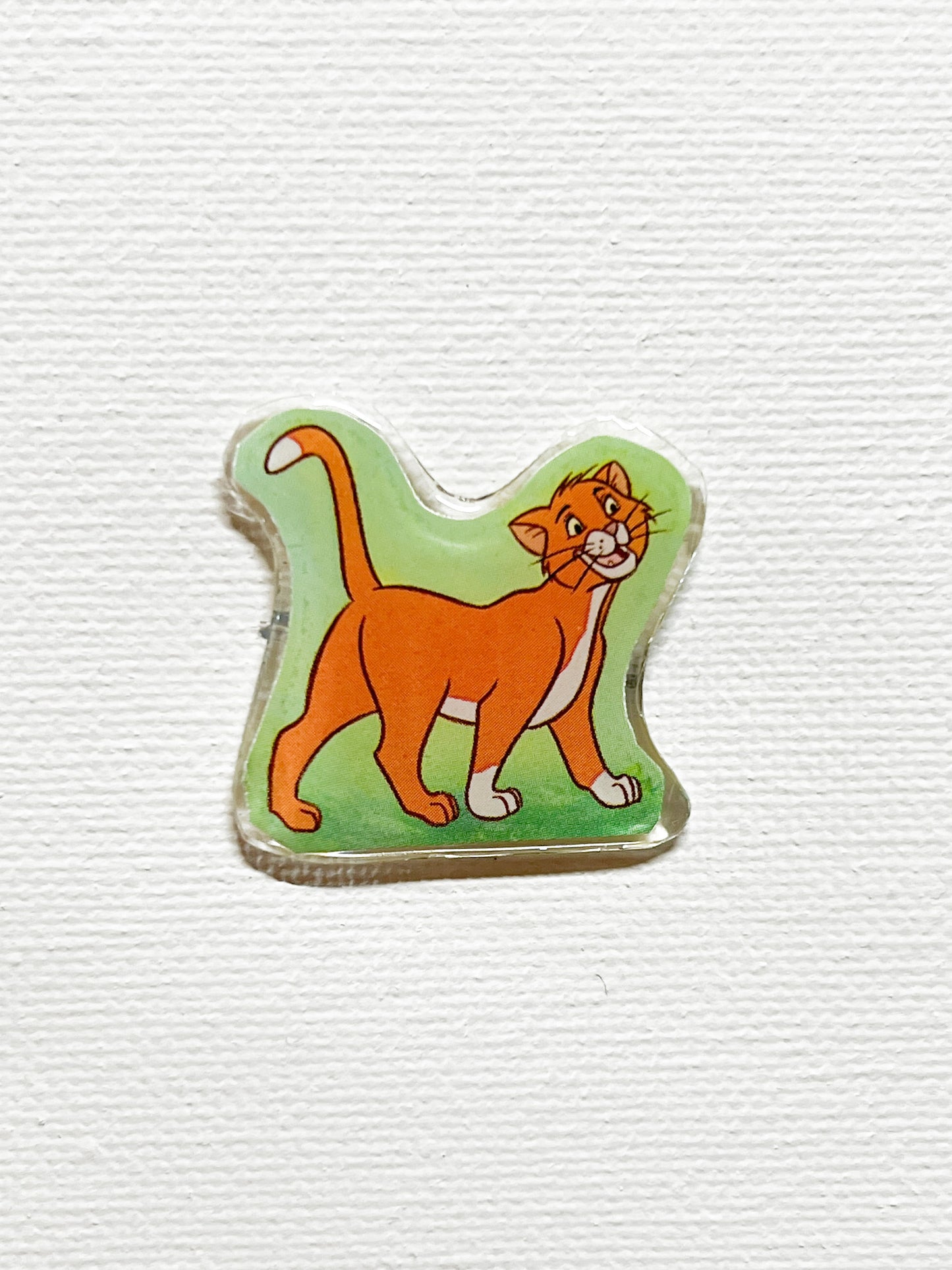 Upcycled Tabby Cat Handmade Pin – Recycled Storybook Pin – Book Page Art Pin – Small Batch Resin