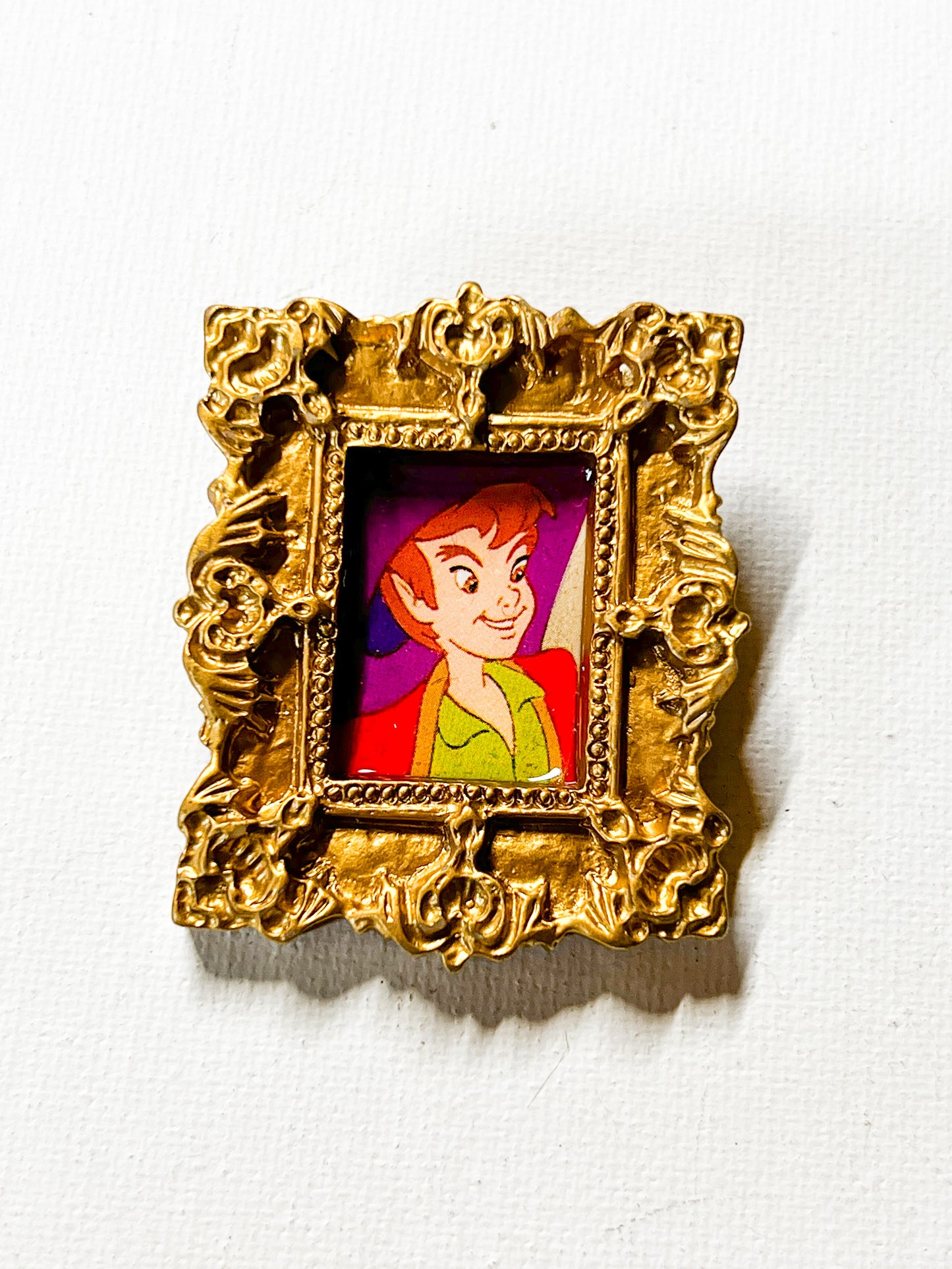 Upcycled Book Rectangle Vintage-Inspired Portrait Frame Brooch