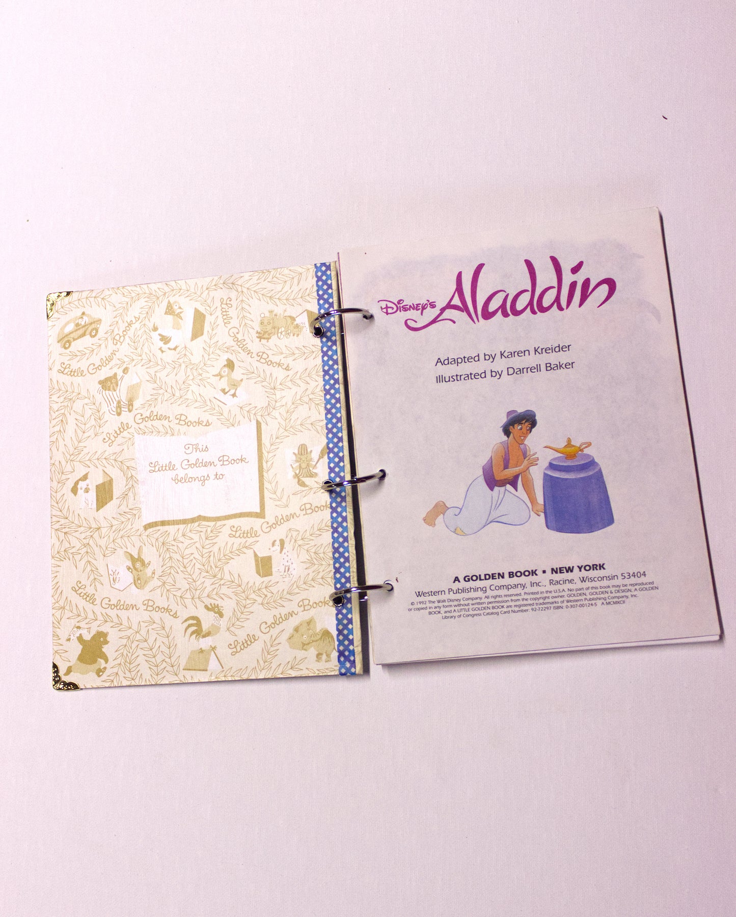 Arabian Nights Upcycled Book Journal – Handmade Eco Friendly Storybook Notebook