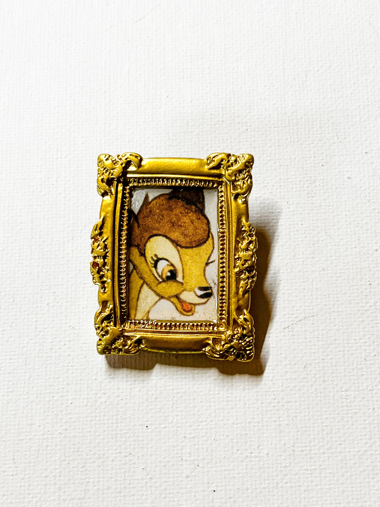 Upcycled Book Vintage-Inspired Frame Portrait Brooch