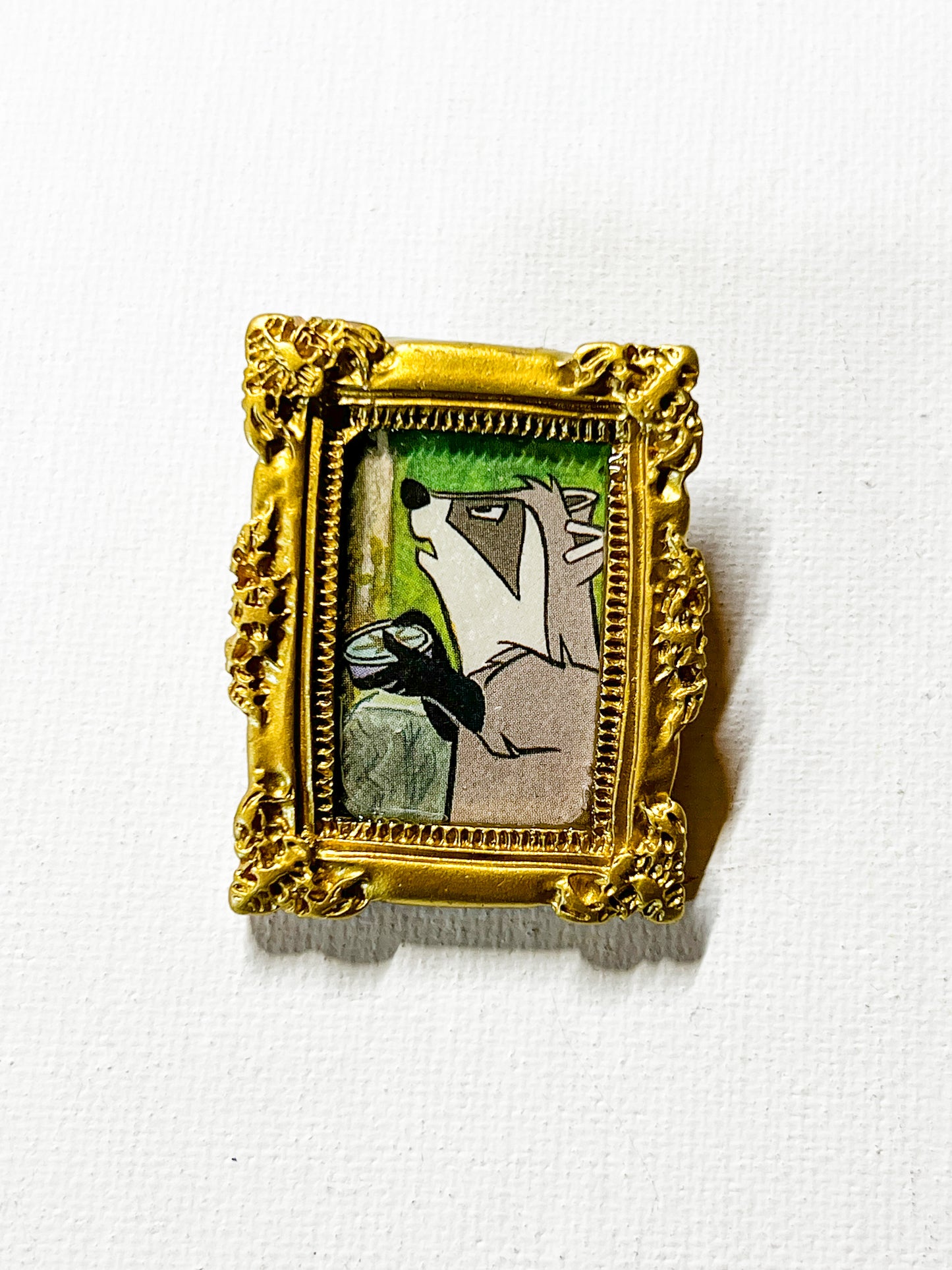 Upcycled Book Vintage-Inspired Frame Portrait Brooch