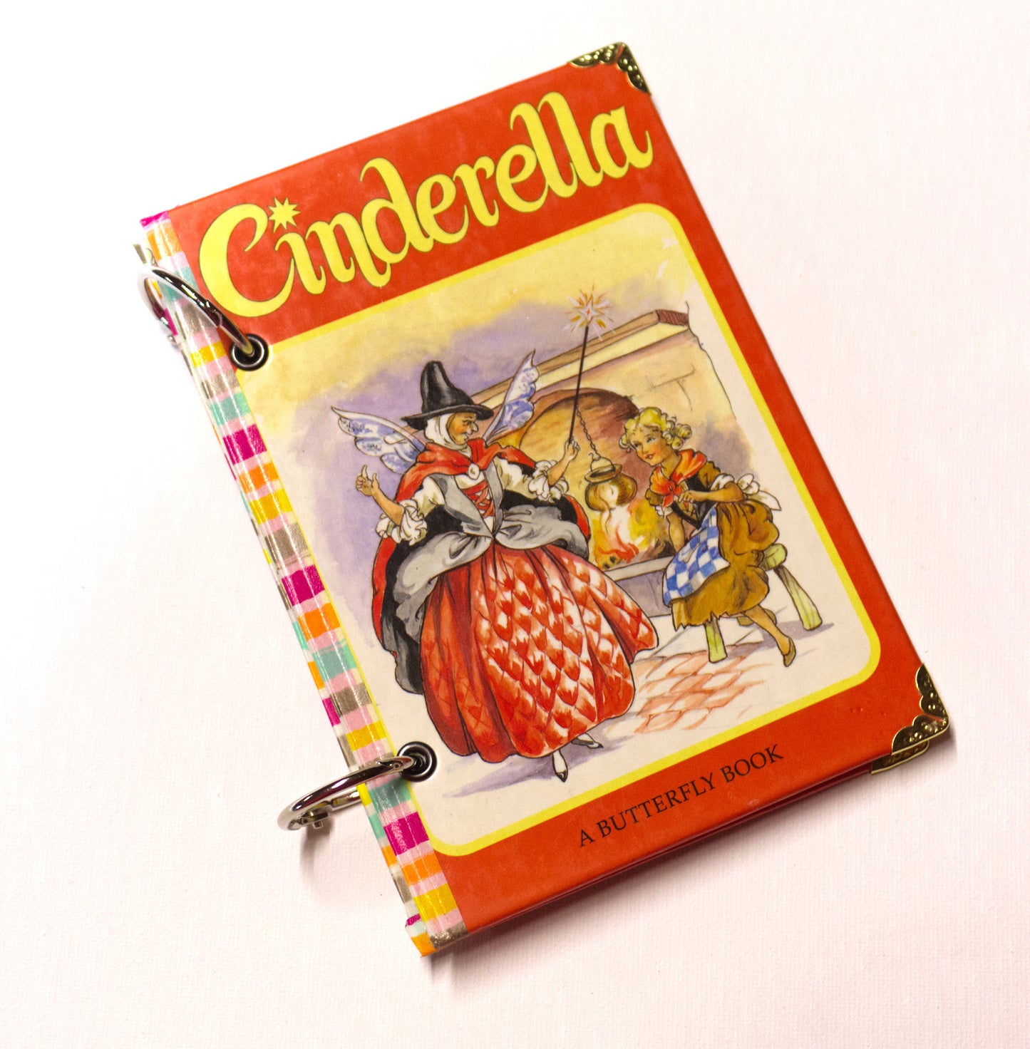 Cinderella Upcycled Book Journal – Handmade Eco Friendly Storybook Mini Notebook