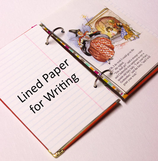 Cinderella Upcycled Book Journal – Handmade Eco Friendly Storybook Mini Notebook