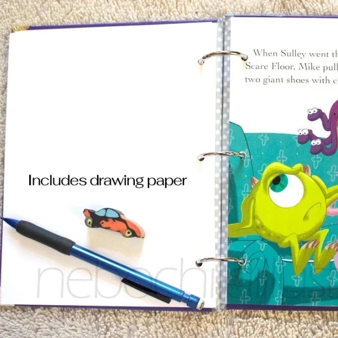 Monster Upcycled Book Journal – Handmade Eco Friendly Storybook Notebook