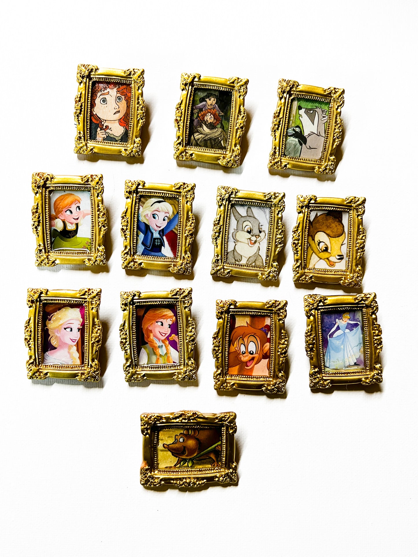 Upcycled Book Vintage-Inspired Frame Portrait Brooch