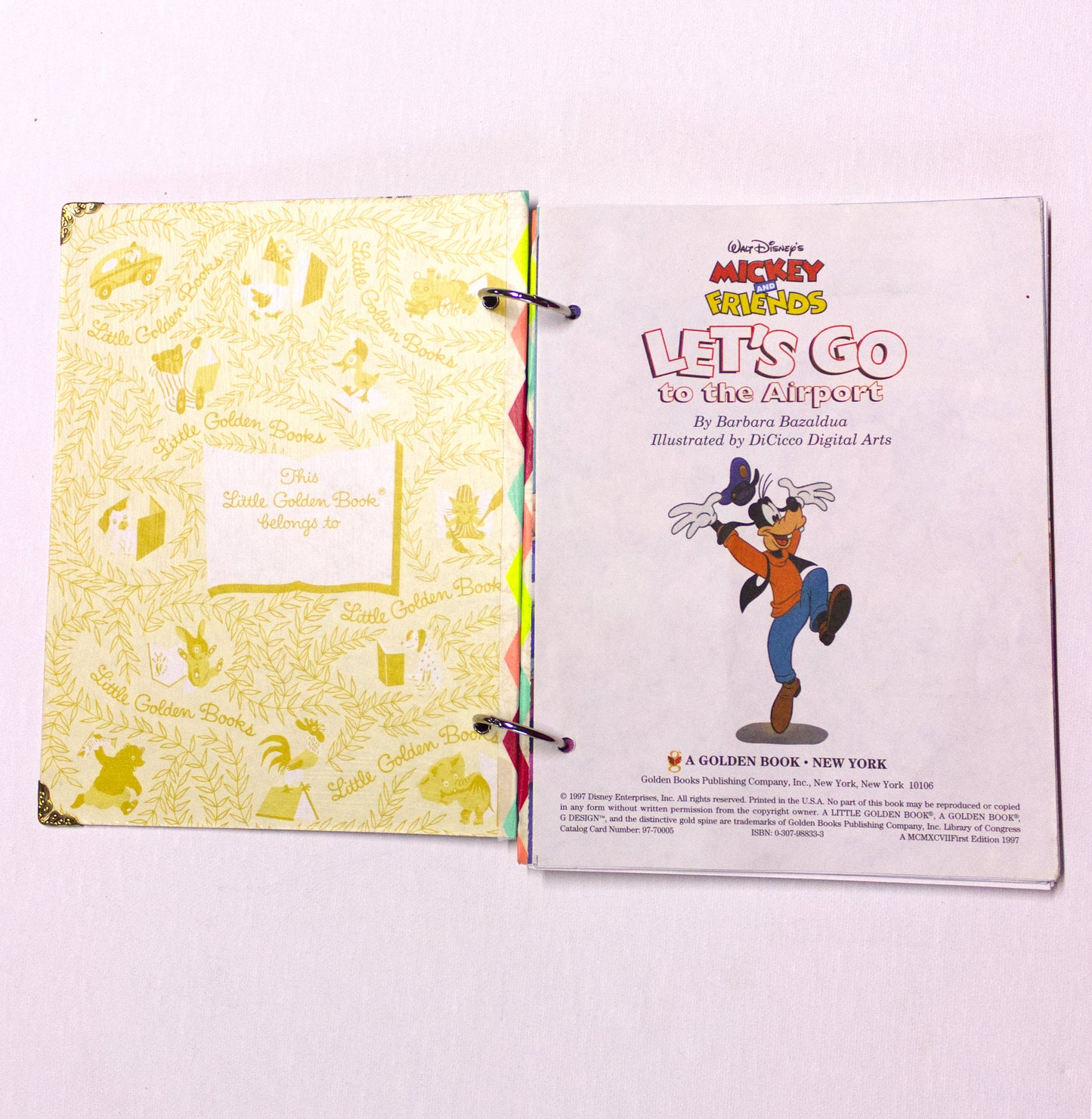 Travel Upcycled Book Journal – Handmade Eco Friendly Storybook Notebook