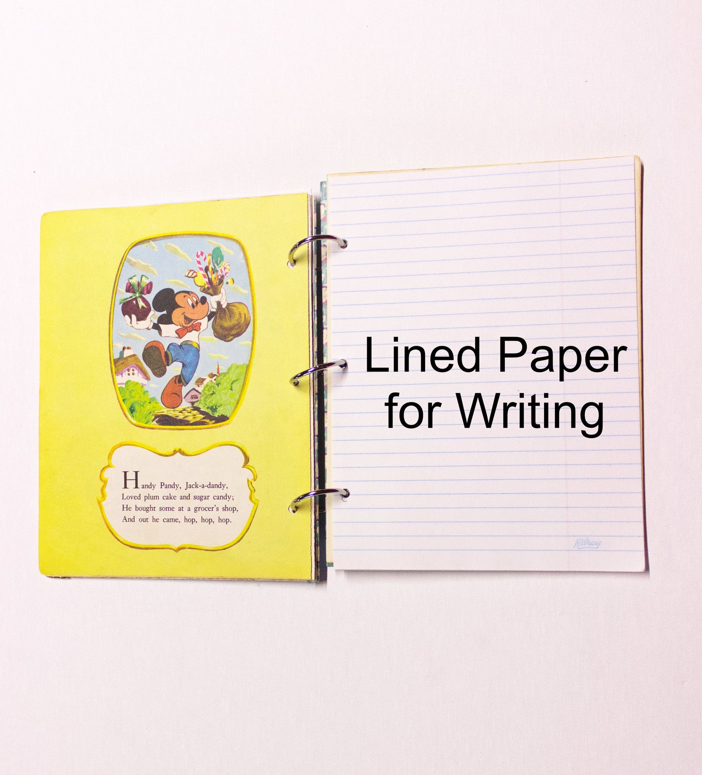 Fairy Tale Upcycled Book Journal – Handmade Eco Friendly Storybook Notebook