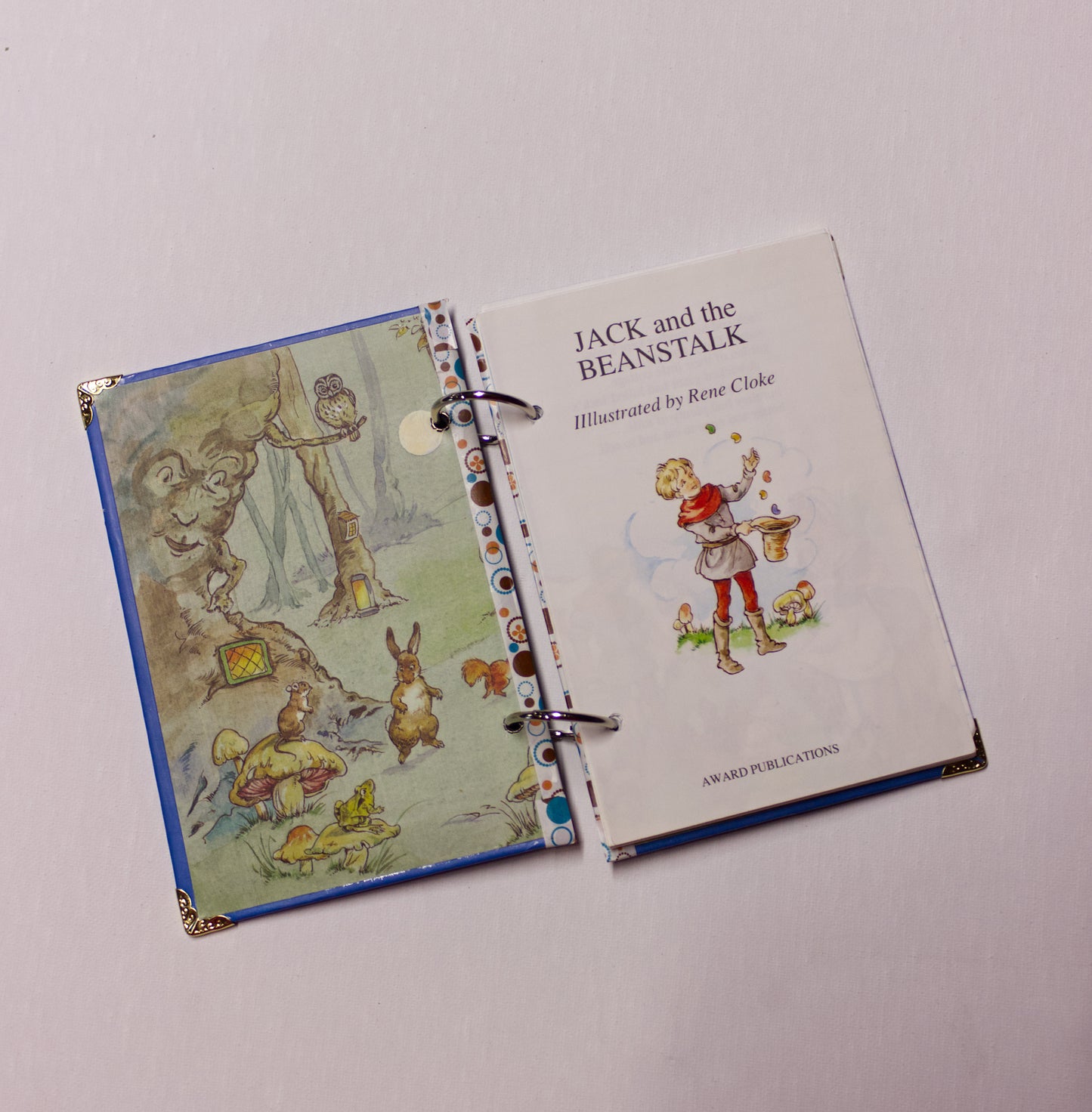 Jack and the Beanstalk Upcycled Book Journal – Handmade Eco Friendly Storybook Mini Notebook