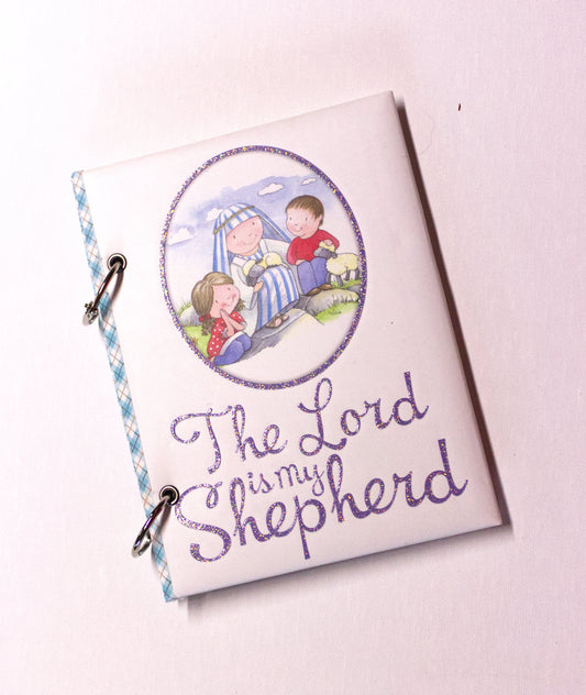 The Lord is My Shepherd Upcycled Book Journal – Handmade Eco Friendly Storybook Notebook