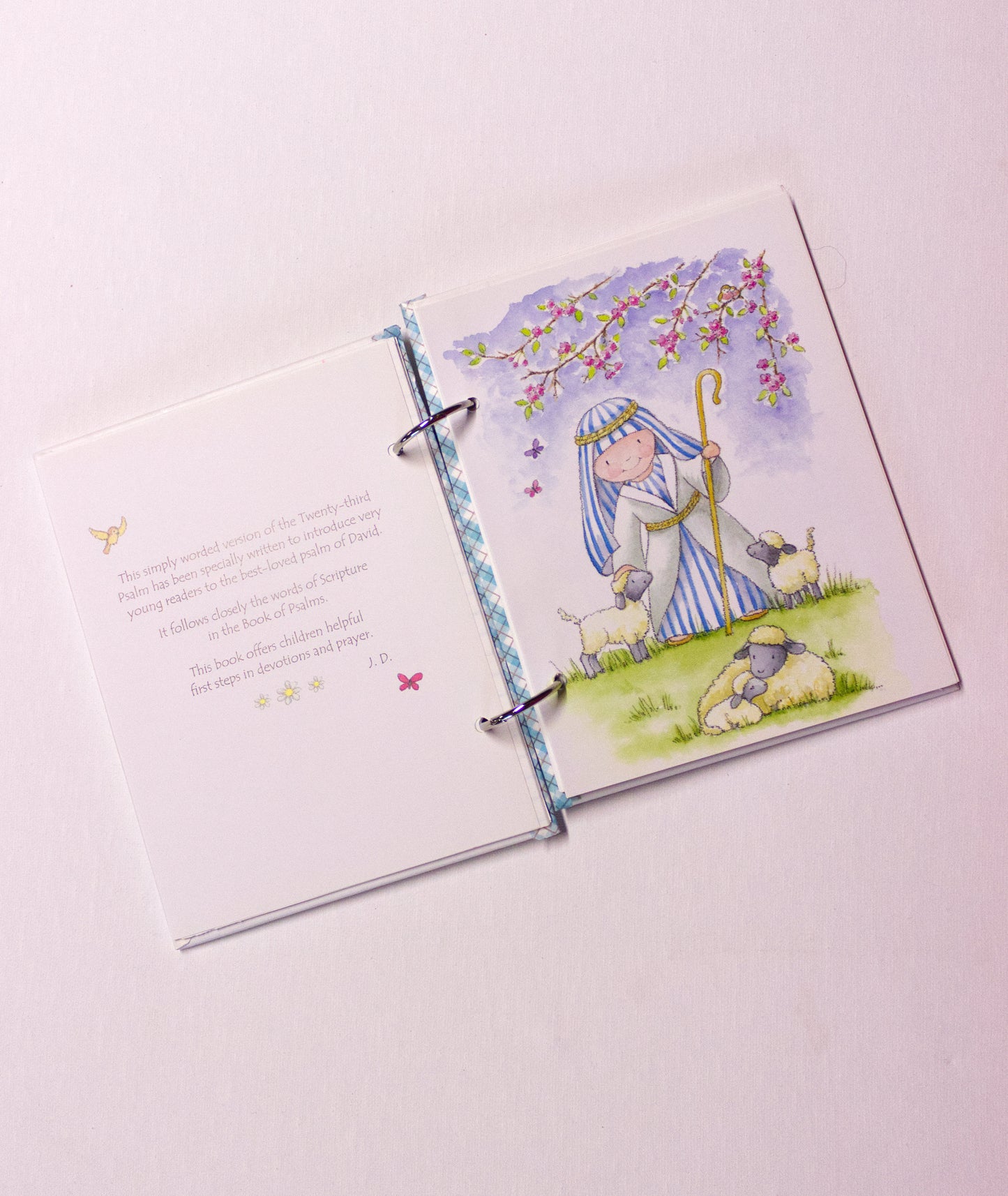 The Lord is My Shepherd Upcycled Book Journal – Handmade Eco Friendly Storybook Notebook