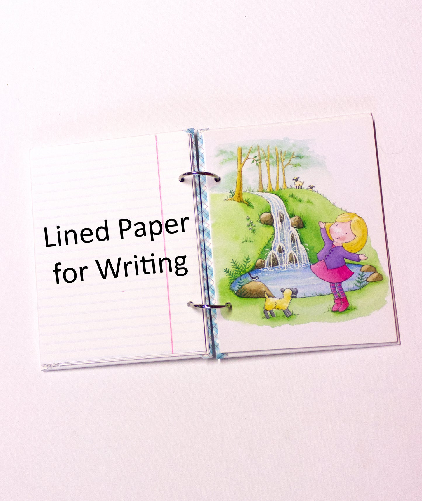 The Lord is My Shepherd Upcycled Book Journal – Handmade Eco Friendly Storybook Notebook