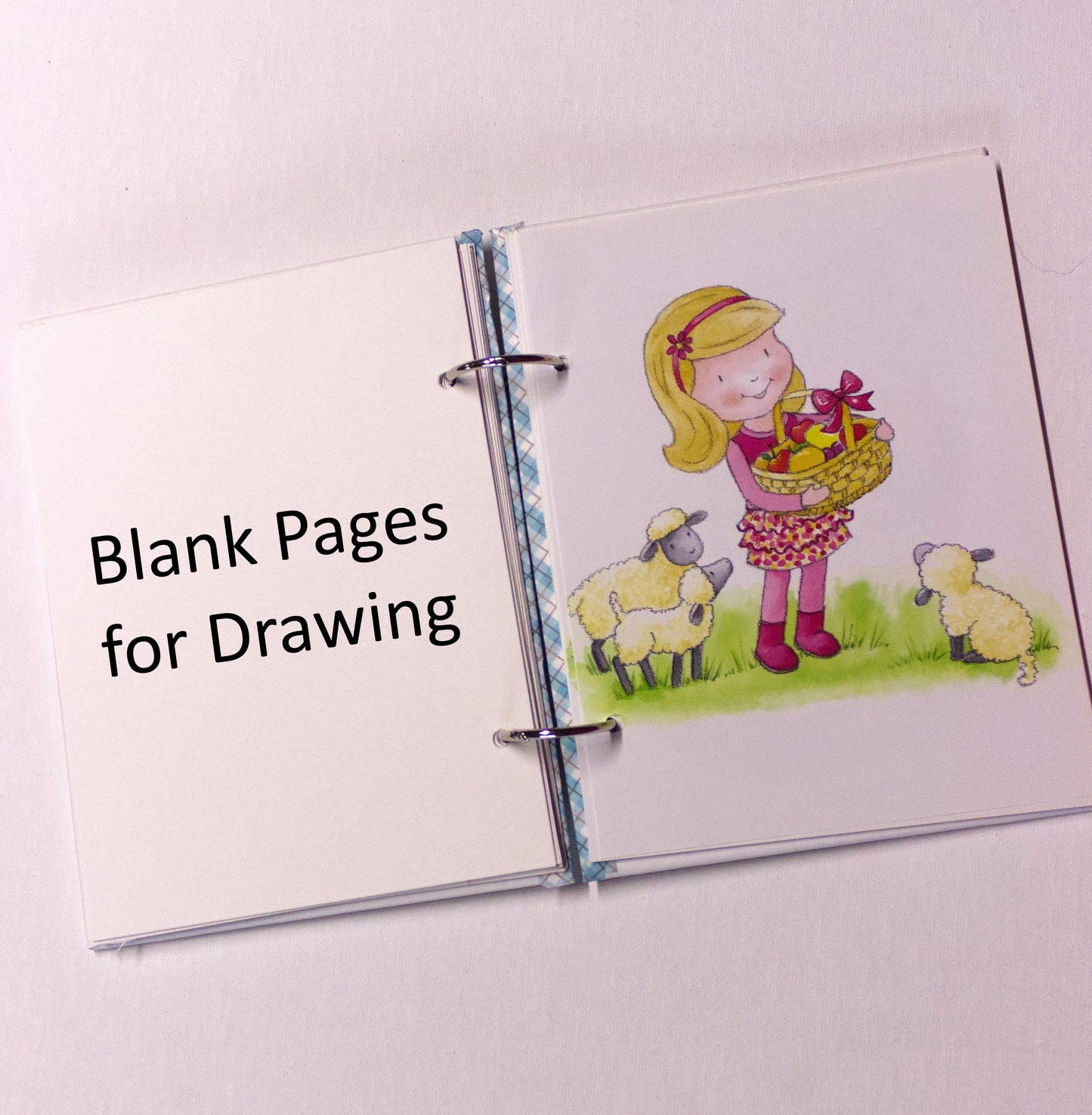 The Lord is My Shepherd Upcycled Book Journal – Handmade Eco Friendly Storybook Notebook