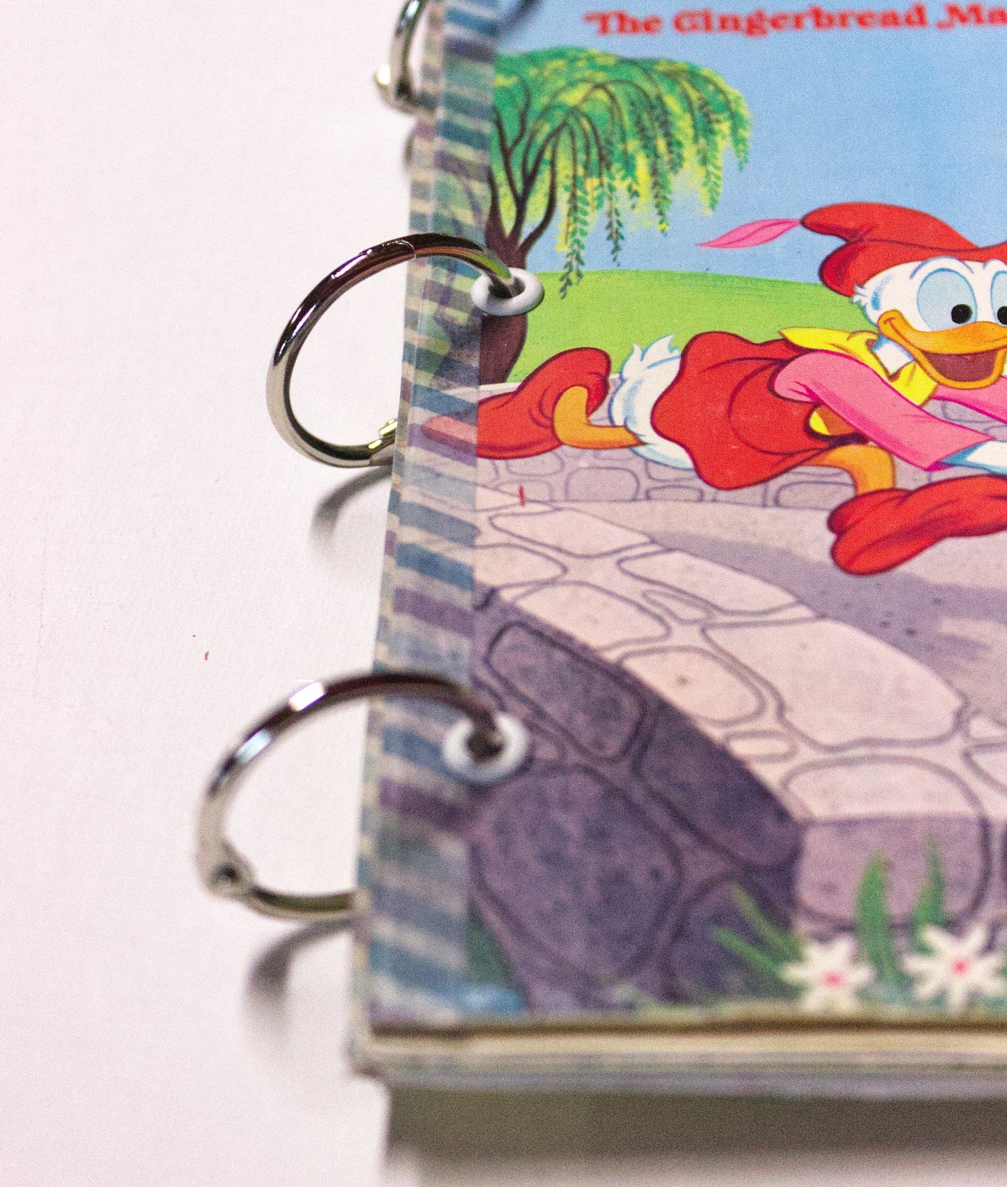 Nursery Rhymes Upcycled Book Journal – Handmade Eco Friendly Storybook Notebook