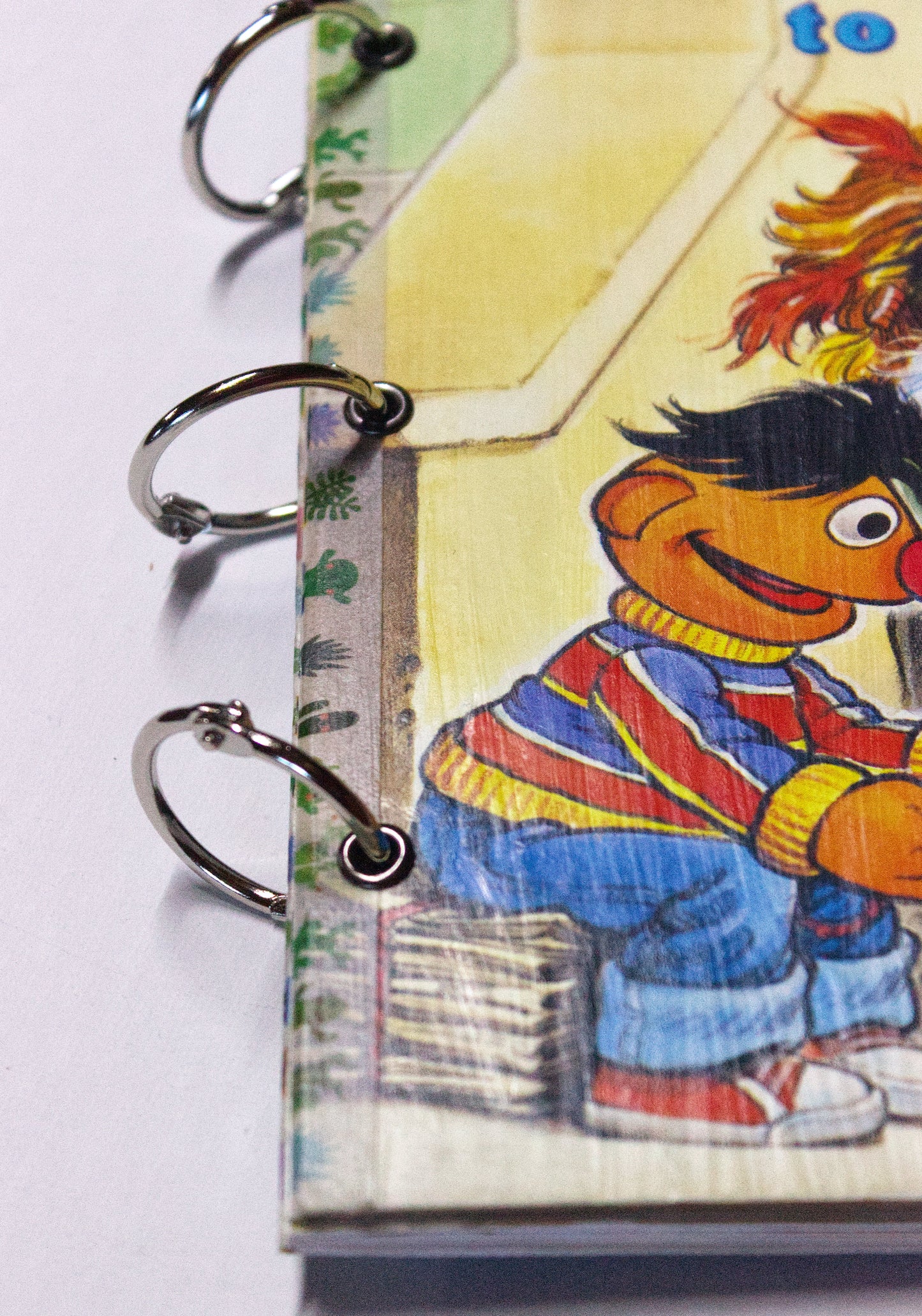 Nostalgic Kids’ Upcycled Book Journal – Handmade Eco Friendly Storybook Notebook