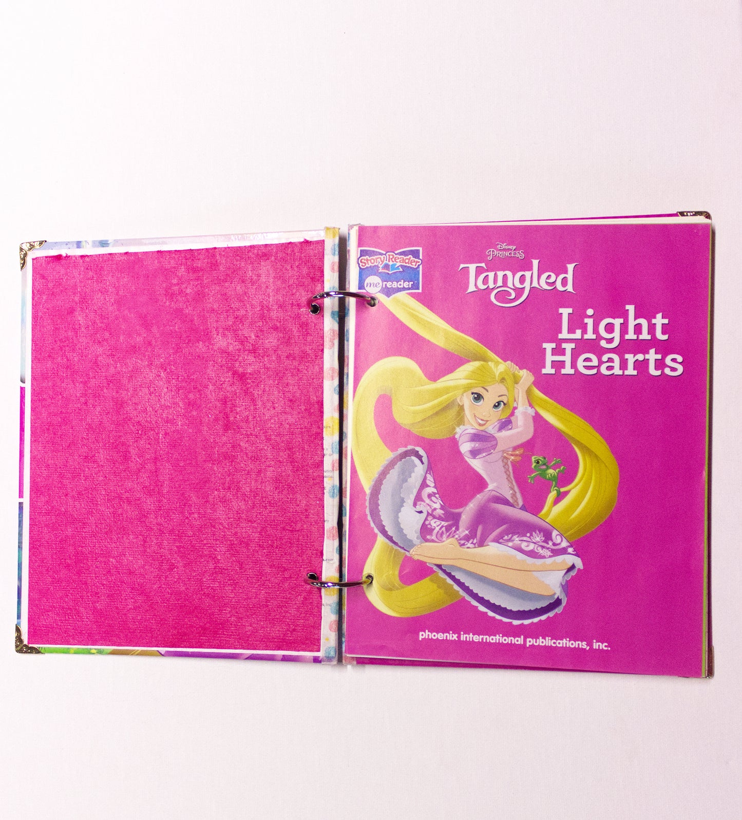 Enchanting Long Hair Princess Upcycled Book Journal – Handmade Eco Friendly Storybook Notebook