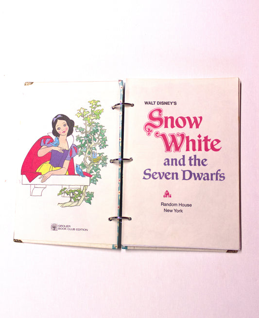 Classic Princess and Forest Friends Upcycled Book Journal – Handmade Eco Friendly Storybook Notebook