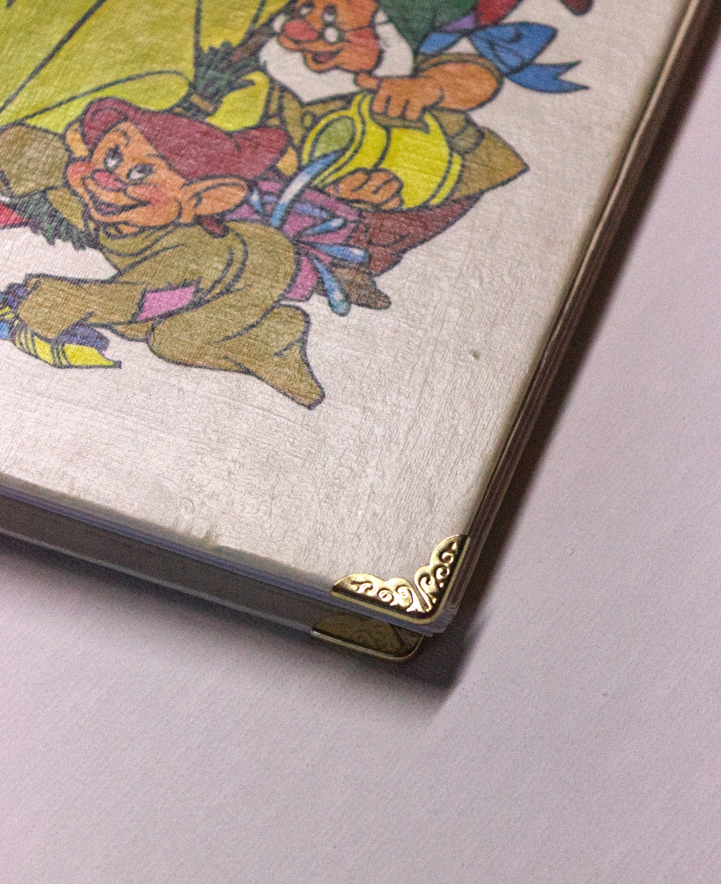 Classic Princess and Forest Friends Upcycled Book Journal – Handmade Eco Friendly Storybook Notebook