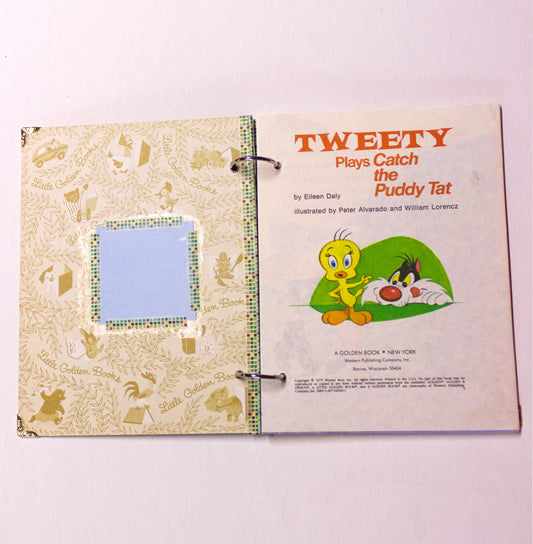 ✨ Upcycled Children’s Cartoon Book Journal – Handmade & Eco-Friendly ✨