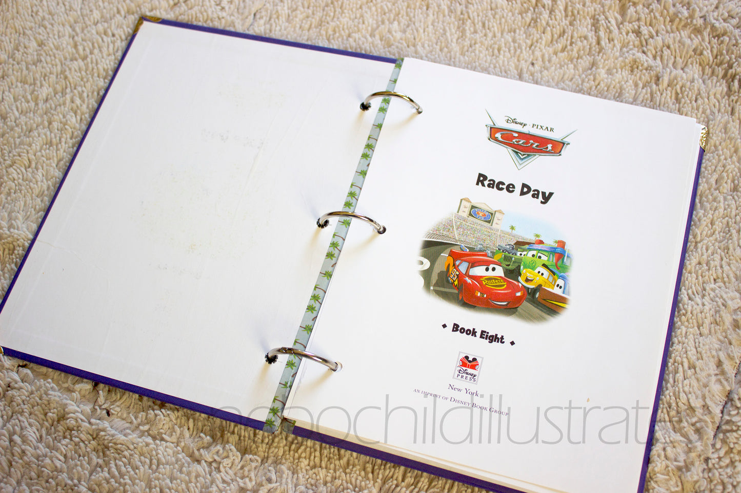 Race car Upcycled Book Journal – Handmade Eco Friendly Storybook Notebook