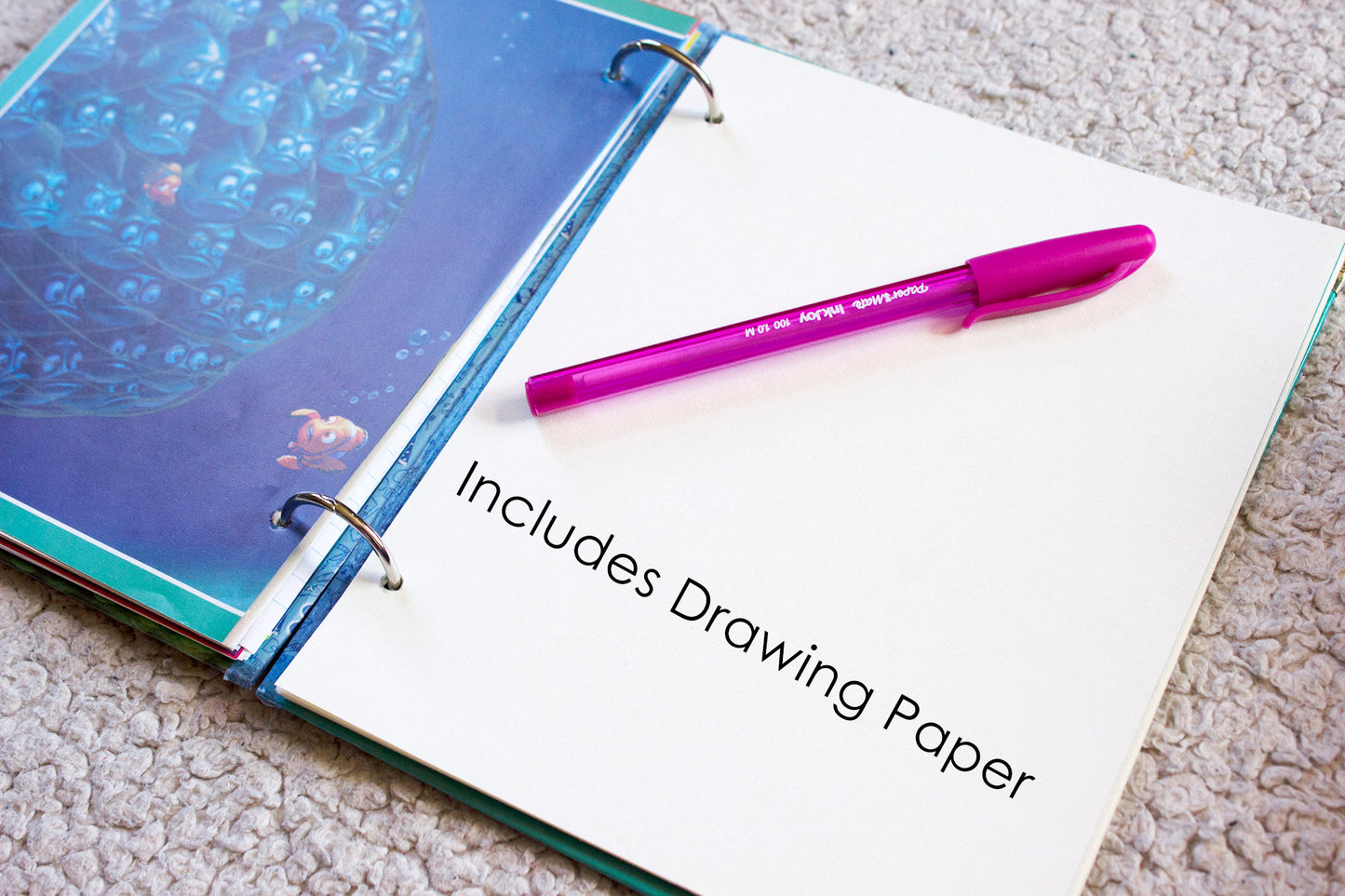 Ocean Adventure Upcycled Book Journal – Handmade Eco Friendly Storybook Notebook